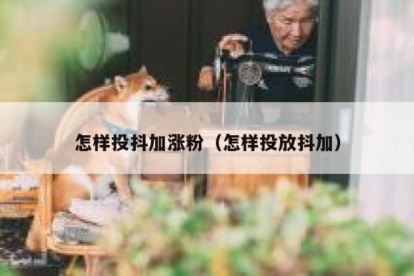 怎样投抖加涨粉（怎样投放抖加）