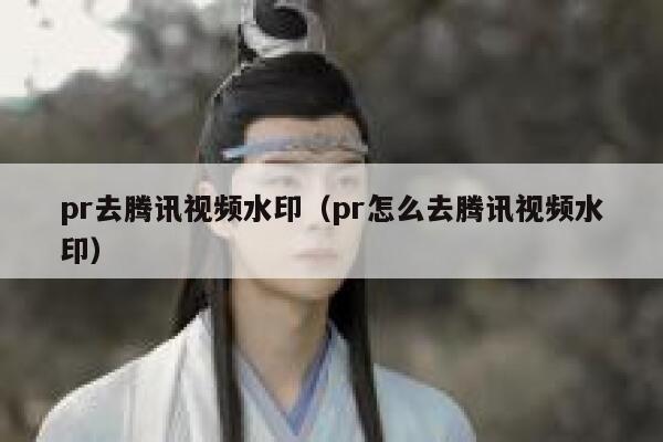 pr去腾讯视频水印（pr怎么去腾讯视频水印）