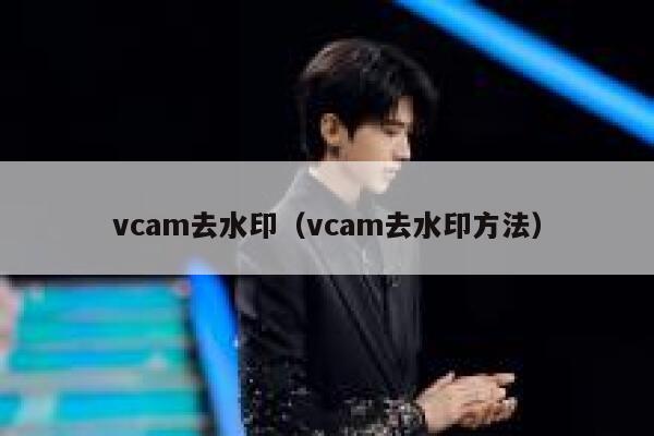 vcam去水印（vcam去水印方法）