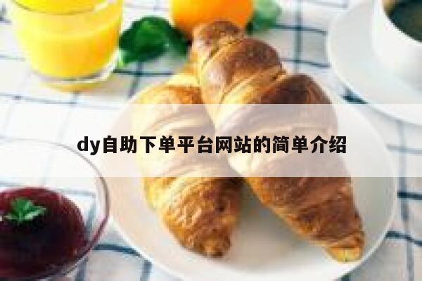 dy自助下单平台网站的简单介绍