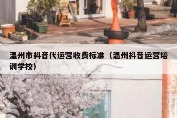 温州市抖音代运营收费标准（温州抖音运营培训学校）