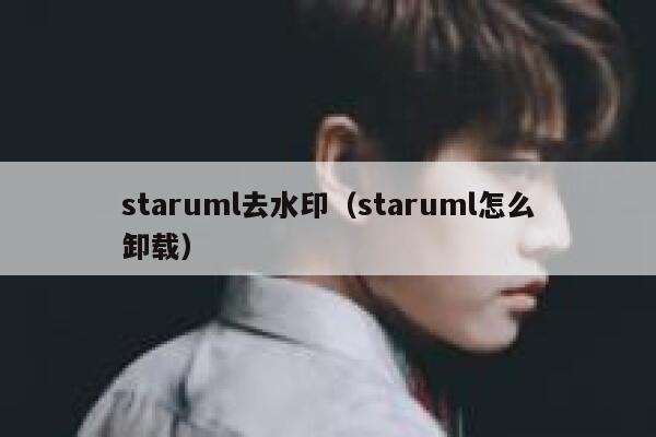 staruml去水印（staruml怎么卸载）