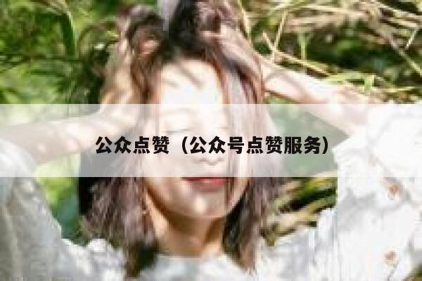 公众点赞（公众号点赞服务）