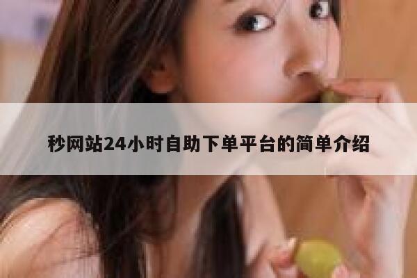 秒网站24小时自助下单平台的简单介绍